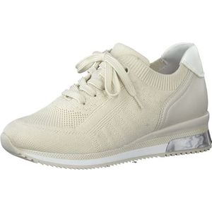 Marco Tozzi 2-2-23750-28/098 BLACK COMB Sportliche Schnürer  FS 2022 für Damen, beige, Gr. 40 EU