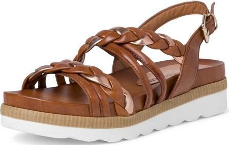 MARCO TOZZI Heeled Sandal by Guido Maria Kretschmer 2-28398-42 dames, Nude 2023, 37 EU