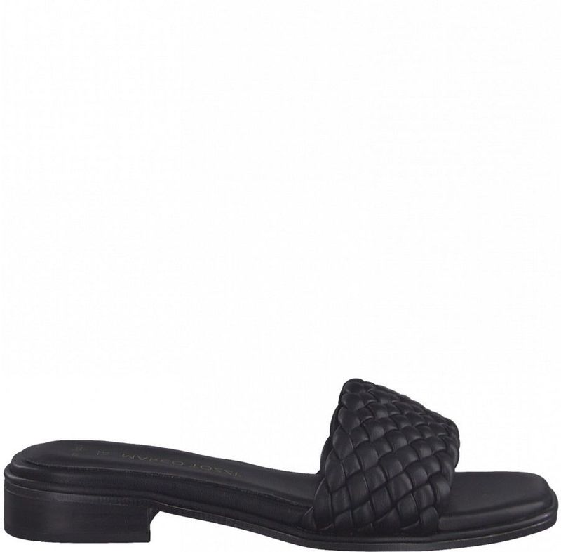 Marco Tozzi - Casual Open Slippers - Zwart - Dames