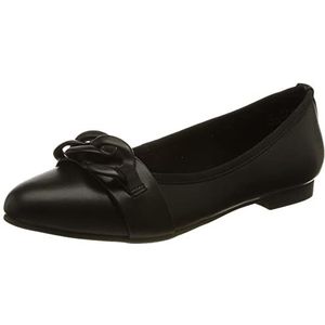 MARCO TOZZI 2-2-22112-28 ballerina's voor dames, Black Antic, 37 EU