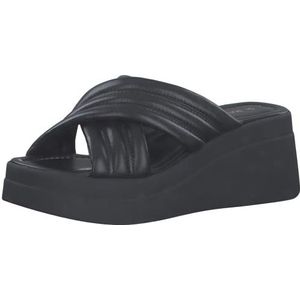 MARCO TOZZI Dames 2-2-27217 sandalen met hak, zwart, 39 EU