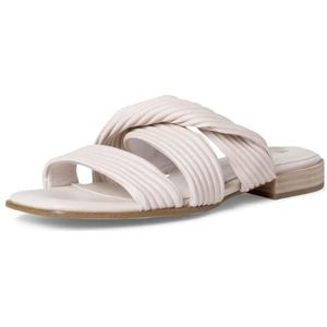 MARCO TOZZI Dames 2-2-87115-38 Platte sandaal, crème, 37 EU