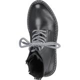 Marco Tozzi Dames 2-2-26294-29 lederen veterlaarsjes, zwart/wit, 37 EU