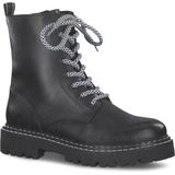 Marco Tozzi - Enkellaarsjes - Zwart - Wol