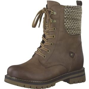 Marco Tozzi Chestnut Comb, 2-26220-29, veterboot, gevoerd, modieuze laarzen, maat 36 EU