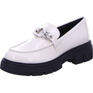Mocassins - Effen - Leer/Iimitatieleer - Slip-on - Blokhak