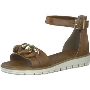 MARCO TOZZI 2-2-28610-20 damessandalen, Cognac Gold, 40 EU