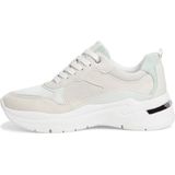 Marco Tozzi - Sneakers - Wit - Textiel - Sportieve Dames Sneakers