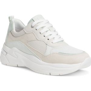 Marco Tozzi - Sneakers - Wit - Textiel - Sportieve Dames Sneakers