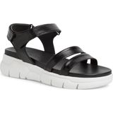 Marco Tozzi Dames 2-2-28762-20 sandalen, zwart, 36 EU, zwart, 36 EU