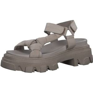 Marco Tozzi Dames 2-2-28788-20 sandalen, taupe, 37 EU, taupe, 37 EU