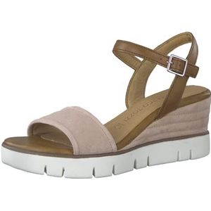MARCO TOZZI 2-2-28714-20 Damessandalen met sleehak, Rose Kam, 39 EU