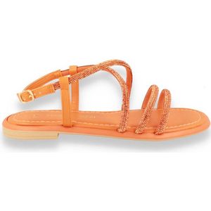 Marco Tozzi Dames 2-2-28139-20 sandalen, ORANGE Comb, 39 EU, Oranje Kam, 39 EU