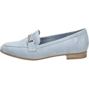 Marco Tozzi dames loafer - Licht blauw - Maat 36