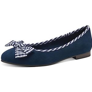 MARCO TOZZI Dames 2-22180-41 Ballerina Strap, Navy Comb