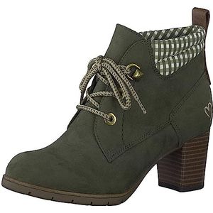 MARCO TOZZI dames 2-25180-41 Lace Boot Heel, Khaki Comb, 39 EU