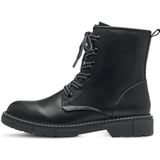 MARCO TOZZI dames 2-25282-41 Boot Flat, Black/White, 40 EU