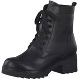 MARCO TOZZI dames 2-25262-41 Lace Boot Heel, Black, 37 EU