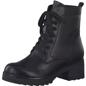 MARCO TOZZI dames 2-25262-41 Lace Boot Heel, Black, 36 EU