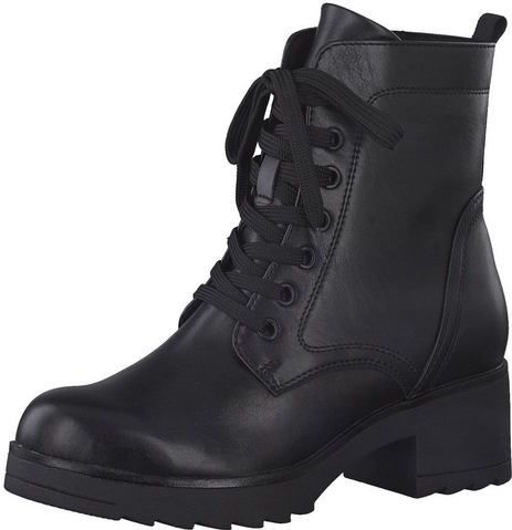 MARCO TOZZI dames 2-25262-41 Lace Boot Heel, Black, 40 EU