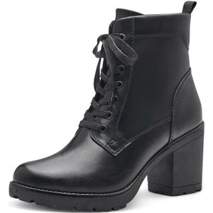 MARCO TOZZI dames 2-25204-41 Lace Boot Heel, Black, 39 EU