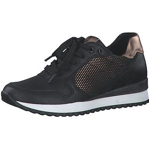 MARCO TOZZI dames 2-23714-41 Sneaker, Black/Copper, 40 EU