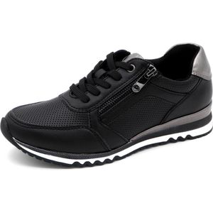 Marco Tozzi - Sneakers - Veganistisch - Zwart - Comfortabel Design