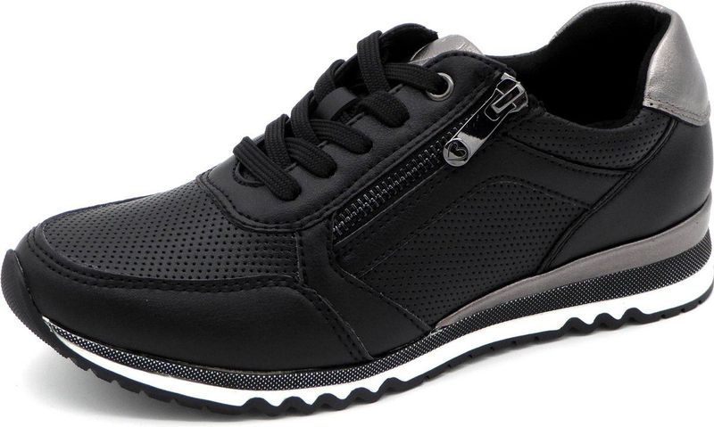 Marco Tozzi - Sneakers - Veganistisch - Zwart - Comfortabel Design