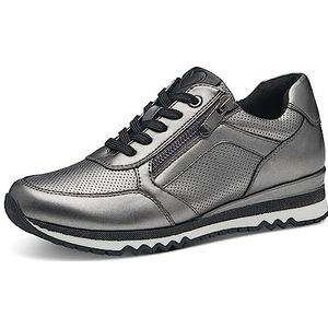 MARCO TOZZI MT Vegan Soft Lining Dames Sneaker Low - GUN METAL - Maat 37