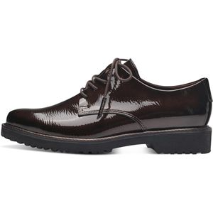 MARCO TOZZI dames 2-23712-41 Lace-Up, Mocca Patent, 40 EU