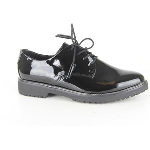 Marco Tozzi Veterschoenen Laag Veterschoenen Laag - zwartlak