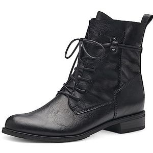MARCO TOZZI dames 2-25110-41 Lace Boot Flat, Black, 39 EU