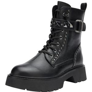 Marco Tozzi Dames 2-25218-41 Veterboot, zwart, 42 EU, zwart, 42 EU