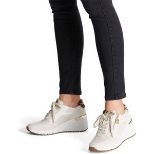 MARCO TOZZI dames 2-83701-41 Sneaker, Cream/Leo, 41 EU
