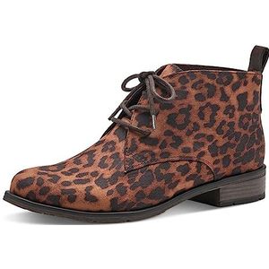 MARCO TOZZI dames 2-25101-41 Lace Boot Flat, Leo Cognac, 36 EU