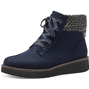 MARCO TOZZI dames 2-25228-41 Lace Boot Flat, Dk.Navy Comb, 42 EU