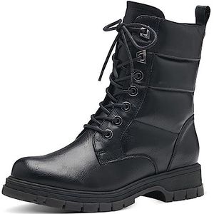 MARCO TOZZI dames 2-25232-41 Lace Boot Flat, Black, 37 EU