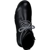 Marco Tozzi - Veterschoenen - Zwart - Leer - Wol