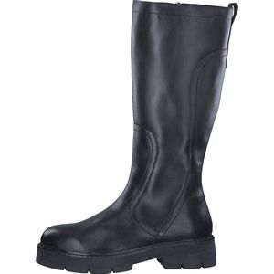 MARCO TOZZI MT Vegan and Feel Me insole Dames Long Boot Flat - BLACK - Maat 40