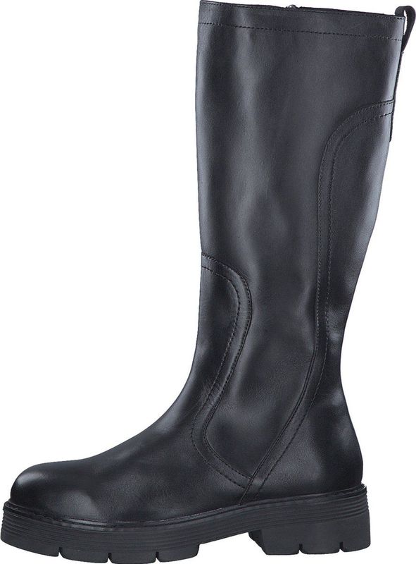 MARCO TOZZI MT Vegan and Feel Me insole Dames Long Boot Flat - BLACK - Maat 42