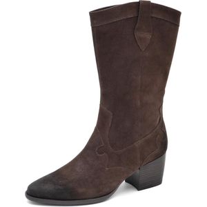 Marco Tozzi Dames Westernlaars - 25083-361 Bruin - Maat 38