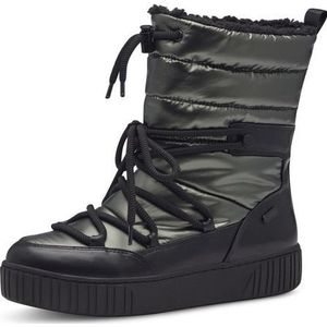 MARCO TOZZI dames 2-26298-41 Warmlined Lace Boot, Khaki Met. Com, 37 EU