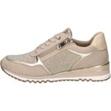 Marco Tozzi Sneakers - Beige - Textiel - Rubber Zool