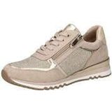 Marco Tozzi Sneakers - Beige - Textiel - Rubber Zool