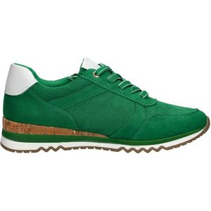 Marco Tozzi Perfo Sneakers groen Textiel