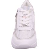 Marco Tozzi - 23743-197 Sneaker - Wit/Zilver - Synthetisch Materiaal