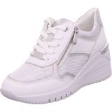 Marco Tozzi - 23743-197 Sneaker - Wit/Zilver - Synthetisch Materiaal