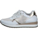 MARCO TOZZI MT Soft Lining + Feel Me - removable insole Dames Sneaker - WHITE COMB - Maat 38
