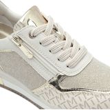 Marco Tozzi - Dames Sneaker - F-breedte - Textiel/Synthetisch - Zwart