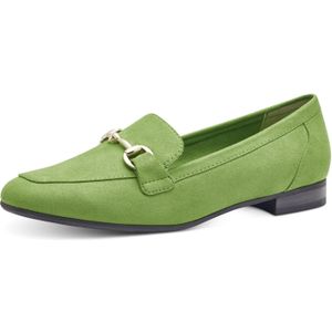 MARCO TOZZI 2-24212 Mocassin - Appelgroen - Textiel - Veganistisch